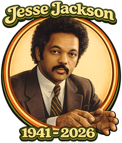 Retro Jesse Jackson 1941-2026 Vintage Kids Sweatshirt