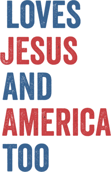 Retro Loves Jesus And America Too God Christian 4th Of July Meaningful Gift Toddler Sweatshirt