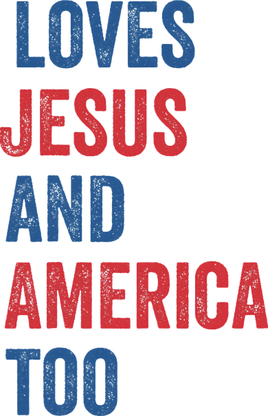 Retro Loves Jesus And America Too God Christian 4th Of July Women's Long Sleeve Shirt