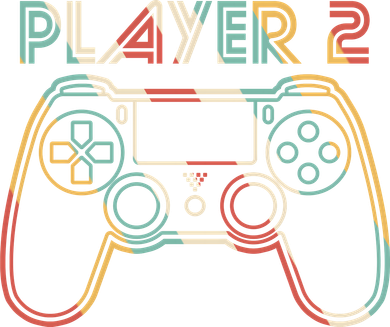 Retro Matching Player 2 Video Gamer Toddler Hoodie