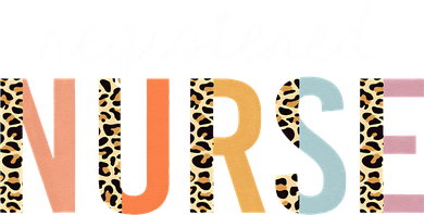 RN Nurse Leopard Print Registered Nurse Nursing School Women Kids Sweatshirt