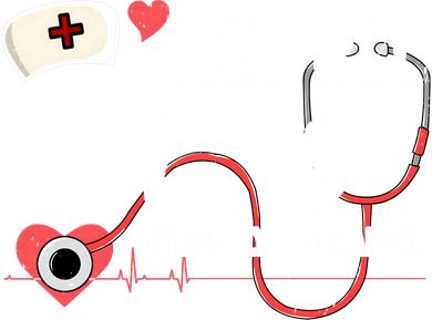 Retired Nurse Officially Discharged Retirement Party Gift Doggie Tank