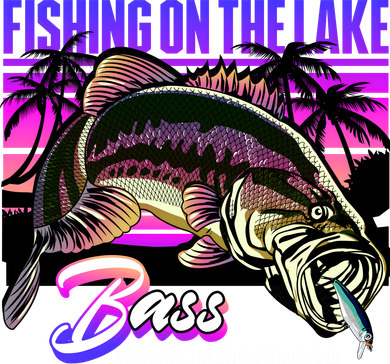 Rise N Shine Its Fishing Time Bass Lake Sweatshirt