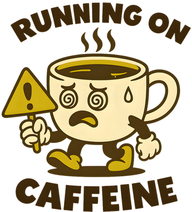 Running On Caffeine Coffee Mug