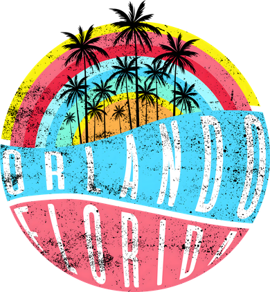 Retro Orlando Florida Icon Women's Dry Zone Grid Polo