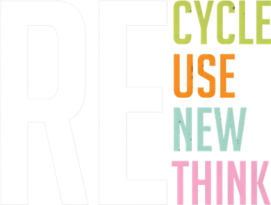 Recycle Reuse Renew Rethink Crisis Environmental Activism Coaster