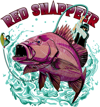 Red Snapper Magnet