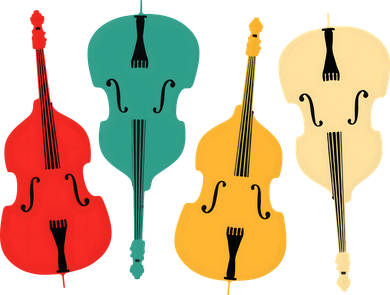 Retro Upright Bass String Double Bass Vintage Gift Hoodie