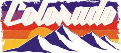 Retro Vintage Mountains Colorado Women's Tank Top