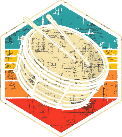 Retro Vintage Snare Drum Marching Band Drumline Drummer Tote Bag