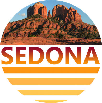 Retro Vintage Sedona Arizona Az Sunset Gift Button