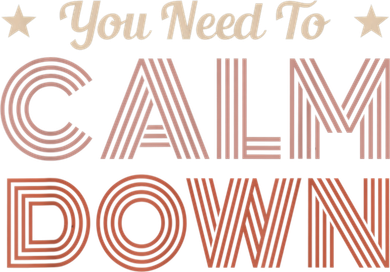 Retro Vintage You Need To Calm Down Funny Quotes Kids Sweatshirt