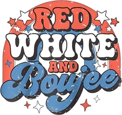 Red White And Boujee 4th Of July Kids T-Shirt