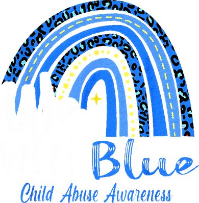 Rainbow We Wear Child Abuse Awareness Women's Hoodie