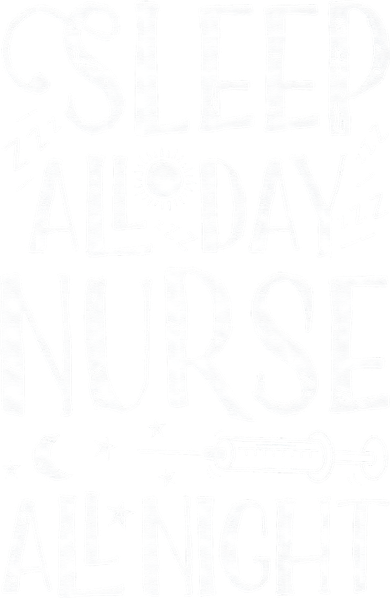 Sleep All Day Nurse All Night Women Nursing Nurses Kids Hoodie