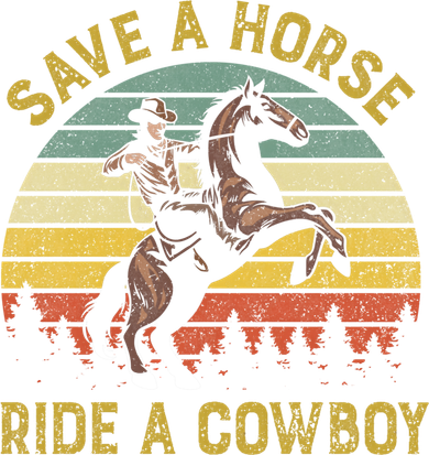 Save A Horse Ride A Cow Western Rodeo Country Lover Gift Women's Tank Top