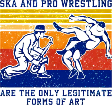 Ska And Pro Wrestling Are The Only Legitimate Forms Of Art Kids Sweatshirt