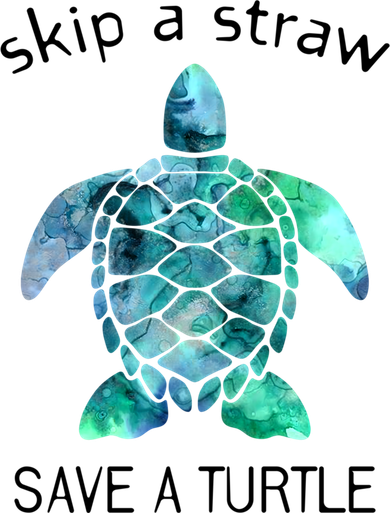 Skip A Straw Save A Turtle Ocean Animal Funny Gift Sea Turtle Gift Coaster