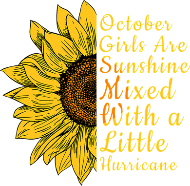 Sunflower Born In October Birthday Gift For Women Doggie Tank