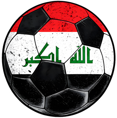Soccer Ball Iraq Flag Iraqi Backpack