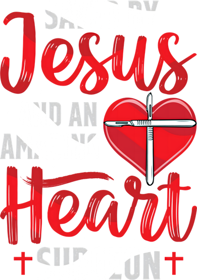 Saved By Jesus Open Heart Surgery Bypass Surgery Survivor Cool Gift Women's Sweatshirt
