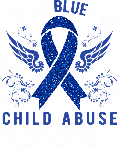 Stop Child Abuse Prevention Month Blue Ribbon Awareness Sweatshirt