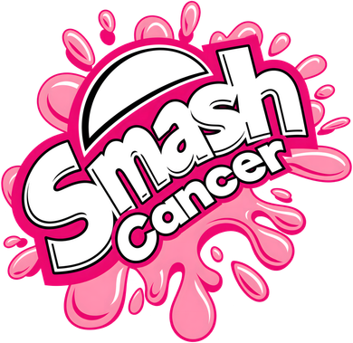 Smash Cancer Pink Ribbon Awareness Women's Dry Zone Grid Polo