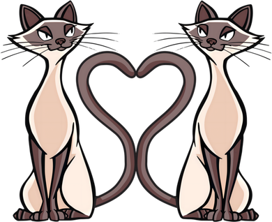 Siamese Cat Twins Gift For Siamese Cat Breed Owner Gift Coffee Mug