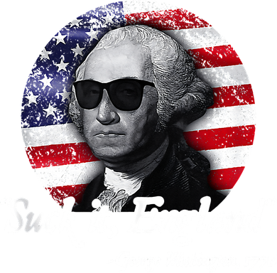 SuckIt England Funny 4th Of July George Washington 1776 Button