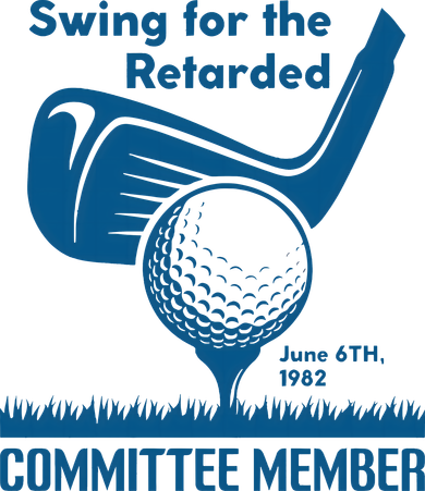 Swing For The Retarded June 6th 1982 Committee Member Kids Long Sleeve Shirt