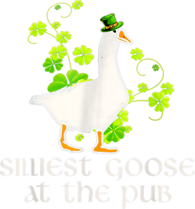 Silliest Goose At The Pub Funny St Patricks Day Mousepad
