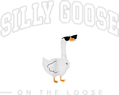 Silly Goose Goose On The Loose Funny Silly Goose University Hat