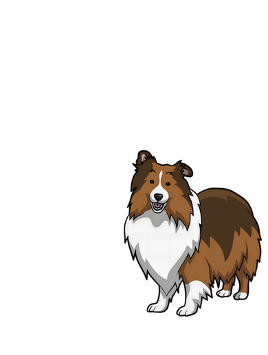 Sheltie Gift Old And Sheltie Funny Sheltie Mom Cool Gift Women's Tank Top