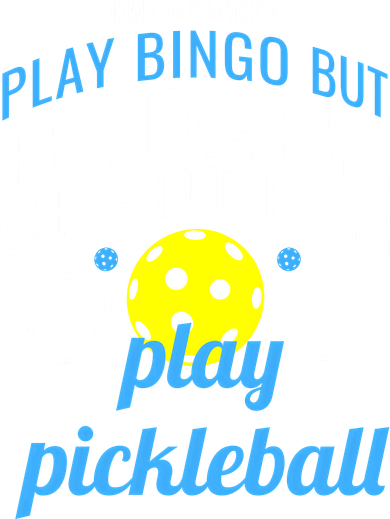 Some Grandpas Play Bingo But Badass Grandpas Play Pickleball Coaster
