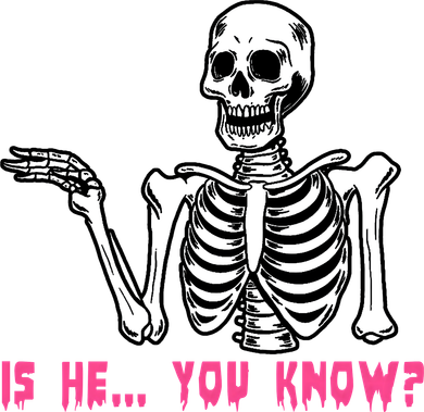 Skeleton Is He You Know Meme Hooded Wearable Blanket