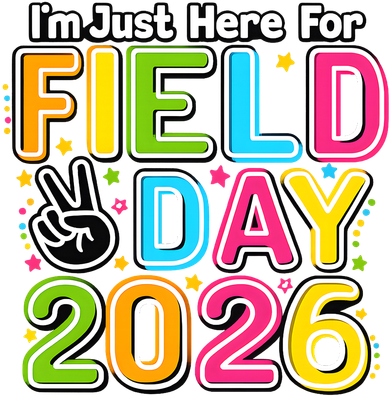 School Just Here For Field Day Teacher Student 2026 Coaster