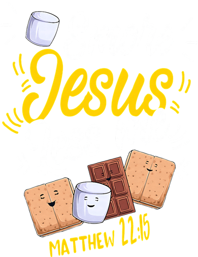 Smore Jesus less me Tent Wilderness Glamping Campfire Nature Doggie Tank