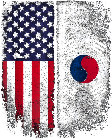 South Korean American Flag Korea Usa America Gift Sweatshirt