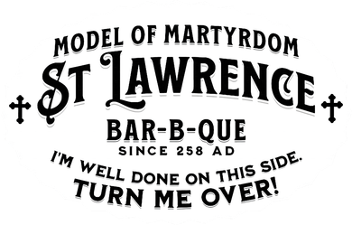 St Lawrence Catholic BBQ Fathers Day gift Deacon Women's Sweatshirt