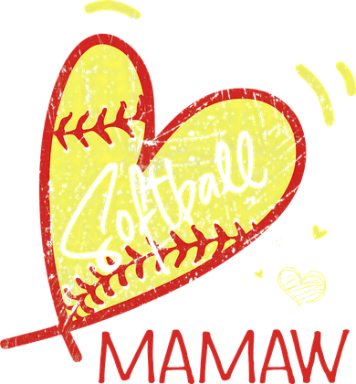 Softball Mamaw For Grandma  Mother's Day Women's Tank Top