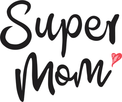 Super Mom Heart Cute Mother's Day Kids Sweatshirt