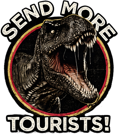 Send More Tourists! Funny T-Rex  Hat