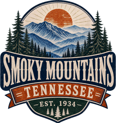 Smokey Mountains Tennessee Est 1934 Vintage Hoodie