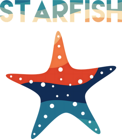 Starfish Ocean Beach Toddler T-Shirt