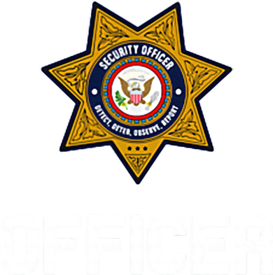 Security Officer Enforcement Badge Police Guards Duty Kids T-Shirt