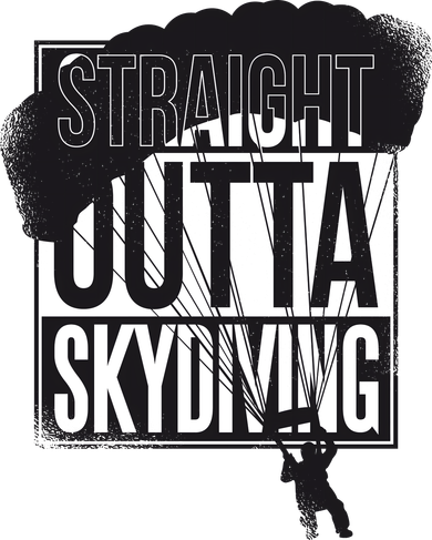 Straight Outta Skydiving Ornament