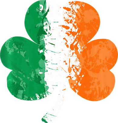 Saint Patrick's Day Irish Flag GrungeStyle Shamrock Doddie Hoodie