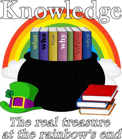 Saint Patrick's Day Teacher Knowledge Is Treasure Coaster