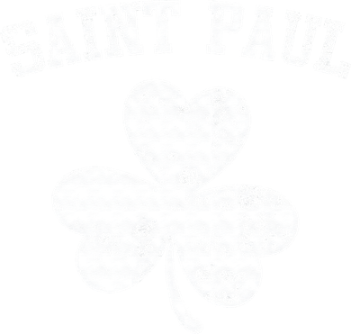 Saint Paul Minnesota St Patrick's Day Shamrock Button