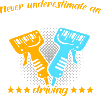 Slot Racing Never Understimate Old Driving Slot Car Gift Baby Bodysuit